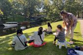 Plein Air with Evgeniia Polovko at the Riga City Canal.